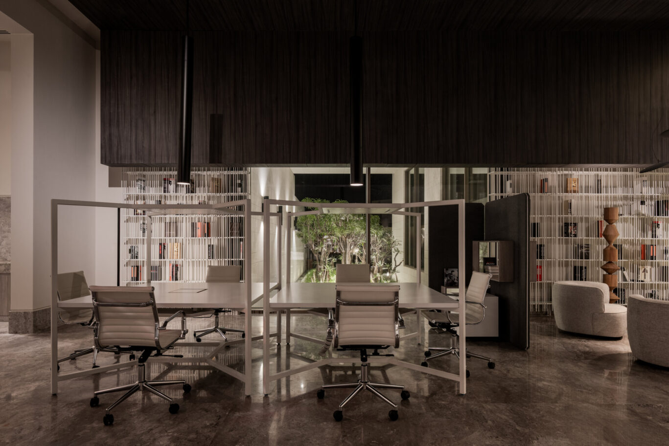 Surrounded by striking architectural details, The Lounge is more than a waiting area, it's a place to linger.